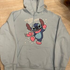 Disney Light Blue Stitch Hoodie